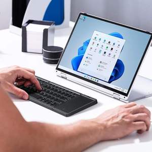 Foldable Keyboard Wireless bluetooth for Z Fold 7 Foldable bluetooth Keyboard with Phone <b>Stand</b> and Long Battery - Product Image 6