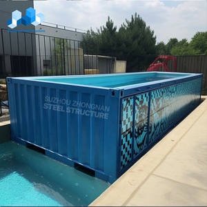 Precio barato de fábrica Modular Móvil prefabricado contenedor natación 20 pies 40 pies envío contenedor piscina - Product Image 3