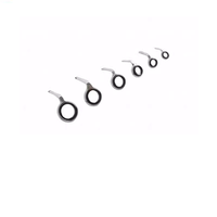 Populaire LS Type céramique bricolage accessoires de pêche paquet complet 304 acier inoxydable anneau magnétique Guide pour la pêche en lac