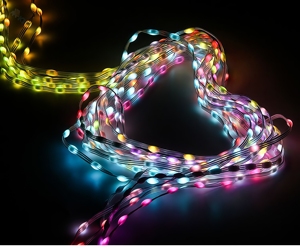 KCX DC12V Double Signal 4-Pin Christmas Outdoor Decorative <strong>Led</strong> <strong>Star</strong> String Lights Programmable RGBIC Pebble Pixel Fairy Light - Product Image 5