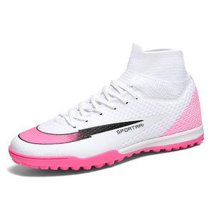 Nuevas Zapatillas de Fútbol de Moda Transfronterizas para Entrenamiento Deportivo, Botas de Fútbol de Caña Alta con Tacos Largos para Estudiantes y Jóvenes, Exportación de Fábrica - Product Image 5
