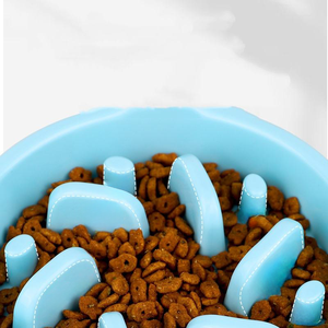 Vente chaude empêchant l'étouffement bol de nourriture lente pour animaux de compagnie bol de chien pratique coloré mangeoire antidérapante en plastique - Product Image 2