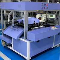 Machine de découpe automatique de cols de t-shirts robuste à quatre postes avec collecteur de poussière breveté et diviseur à entraînement direct TS-7003S