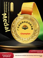Médailles et Plaques de Récompense Personnalisées en Alliage de Zinc Modèle 0201 pour Événements Sportifs et Récompenses de Maternelle Commandes Personnalisées Chine