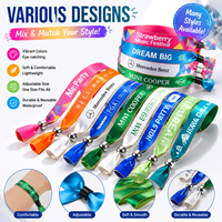 Gelang Festival Kustom Bertema Stroberi, Gelang ID Silikon untuk Acara Musik, Pesta, Konser & Akses VIP