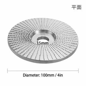 Disques de ponçage à pointe pour meulage de surface biseautée et incurvée, pour plateau à thé, pour meuleuse d'angle, pour le polissage du bois - Product Image 4