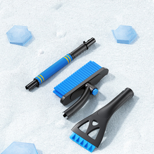 Brosse à neige télescopique de sécurité pour voiture, grattoir à glace et pelle de nettoyage pour voiture, vente en gros - Product Image 6
