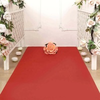 Tapis et moquettes de couloir d'extérieur personnalisés Tapis lavables en rouleau Tapis de chemin d'escalier rouge pour événements Mariages