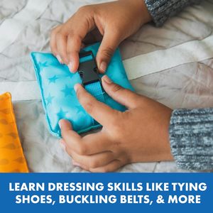 Montessori-Bolsas <span class=keywords><strong>de</strong></span> frijoles para niños <span class=keywords><strong>de</strong></span> 4 años o más, juguetes <span class=keywords><strong>de</strong></span> <span class=keywords><strong>terapia</strong></span> <span class=keywords><strong>ocupacional</strong></span> para atar zapatos - Product Image 4