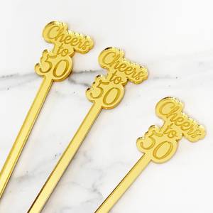 High-quality Wholesale Custom-colored Acrylic Beverage Stirrers for <strong>Catering</strong> and Wedding <strong>Decoration</strong>. - Product Image 6