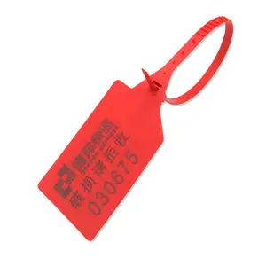 Kendinden kilitleme zip bağları çekme etiketleri lojistik bagaj yağ tankı plastik mühür
