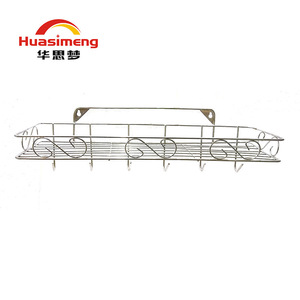 Étagère d'angle en acier inoxydable Huasimeng à 2 niveaux, panier de rangement mural pour cuisine et salle de bain, facile à nettoyer - Product Image 5
