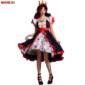 Costume d'Halloween Reine Pêche, Robe Cœur, Déguisement Cosplay pour Femme Adulte, Performance Scénique, Thème Conte du Pays des Merveilles - Product Image 1