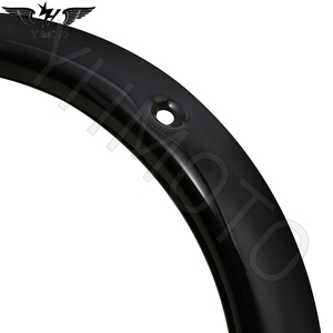 Cubierta de anillo de faro delantero de 7 "para motocicleta, embellecedor de borde para <span class=keywords><strong>Harley</strong></span> <span class=keywords><strong>Davidson</strong></span> Touring Road King <span class=keywords><strong>Electra</strong></span> Street <span class=keywords><strong>Tri</strong></span> <span class=keywords><strong>Glide</strong></span> - Product Image 5