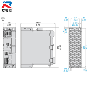Convertidor de Frecuencia ATV340U30N4E Nuevo y Original ATV340 Ethernet Variador de Frecuencia Trifásico 380-480V 3kW ATV340U30N4E VFD - Product Image 3