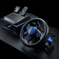 Volante con Cable para Juegos de Carreras para PS2/PC