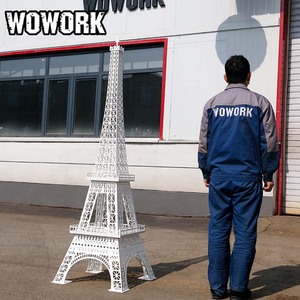 WOWORK Accessoire <span class=keywords><strong>de</strong></span> mariage Grandes lettres <span class=keywords><strong>PARIS</strong></span> lumineuses <span class=keywords><strong>de</strong></span> 8 et 10 pieds avec tour Eiffel comme pièce maîtresse pour la décoration <span class=keywords><strong>de</strong></span> fond d'événement - Product Image 5