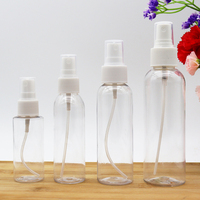 Bouteille pulvérisateur en plastique PET ambré de 30 ml, 250 ml, 4 oz, 8 oz avec tête de pompe à pulvérisation continue