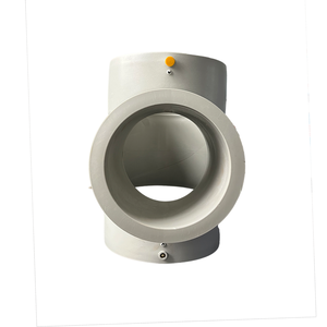 <span class=keywords><strong>PE</strong></span>-RT II điện nóng chảy đường kính bằng nhau TEE 110 160 250 ống cổ áo dây thép Bộ Xương electrofusion doanh bán buôn - Product Image 3