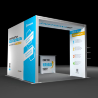 Boîte à lumière portable en tissu pour salon professionnel, à montage rapide, avec cadre en aluminium et luminosité de 5000 LUX, modèle 2025