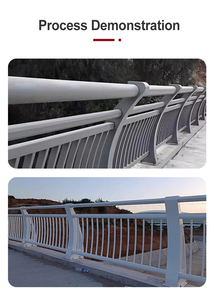 Barrière <span class=keywords><strong>de</strong></span> pont droite en acier galvanisé à chaud anti-corrosion pour ponts autoroutiers - Product Image 2