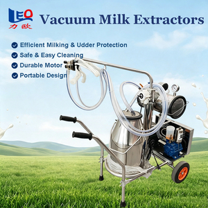 Machine à traire les vaches mobiles à prix d'usine, haute productivité, électrique, facile à utiliser pour les fermes laitières - Product Image 1