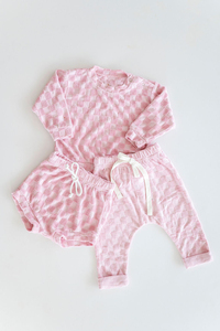 Rô Terry khăn bé trang phục dài tay áo sơ mi quần short <span class=keywords><strong>pantd</strong></span> trẻ em 3PCS Bộ - Product Image 4