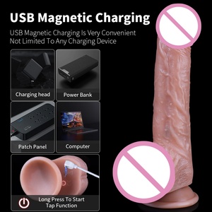 Juguetes Sexuales para Adultos al por Mayor, Pene Artificial Flexible, Vibrador con Control Remoto Eléctrico, Dildo con Características Suaves - Product Image 5