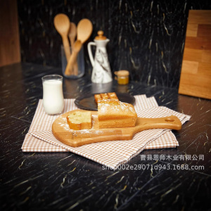 <b>Wood</b> Chopping Board Acacia <b>Wood</b> 33x20x1.5 Cm With Handle For Kitchen Cheese Fruit Cutting - Product Image 1
