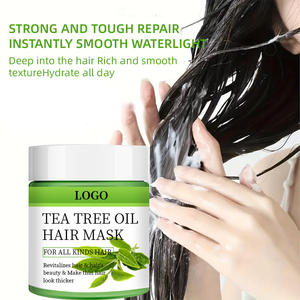 Mascarilla Capilar de Árbol de Té Reparadora Profunda Hidratante con Logotipo Personalizado, Mascarilla Capilar Natural Sedosa - Product Image 5