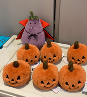 Jelly Cat Halloween Demon Pumpkin, jouet mignon pour enfants, poupée en coton super doux, matériau en peluche