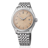 Montre personnalisée OEM de haute qualité, saphir classique, 40 mm, acier inoxydable, étanche 100 m, mouvement automatique NH35A, montre-bracelet pour homme