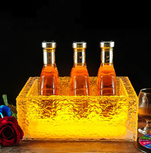 Portabottiglie con luce a Led da bar/supporto per bottiglie di liquore da bar/supporto per bottiglie di vino in acrilico a led wireless per bottiglia da discoteca - Product Image 2