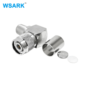 Conector coaxial WSARK <span class=keywords><strong>Ebow</strong></span> TNC macho de ángulo recto para cable LMR400 - Product Image 3
