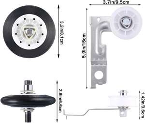 Rouleau de sèche-linge de, 60 pièces (lot de 4), assemblage de rouleaux de sèche-linge, ceinture de séchage 4400EL2001A et poulie de direction de moteur de sèche-linge el3002a - Product Image 2