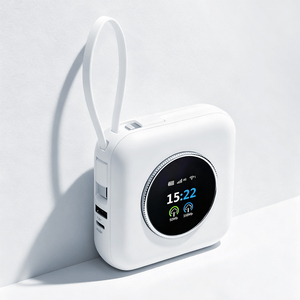 Ngân hàng điện 10000mAh pin di động 4 gam esim Wifi Router với dễ dàng thiết lập 300Mbps <span class=keywords><strong>LAN</strong></span> dữ liệu Tỷ lệ màn hình LCD Wifi Router 4 gam LTE - Product Image 1