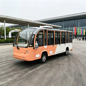 Asientos de pasajeros bien acolchados, autobús panorámico eléctrico de 21 plazas para visitas a parques naturales - Product Image 1