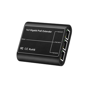 OEM 1000Mbps Gigabit 4-<b>Port</b> POE Repeater Extender for CCTV Camera 1 3 <b>Ports</b> 100m Long Range Ethernet Network Switches - Product Image 1