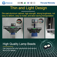 Pantalla LED para Interiores y Exteriores, Impermeable IP65, con SDK para Pantallas Publicitarias, Video Walls, Tiendas Minoristas y Conciertos