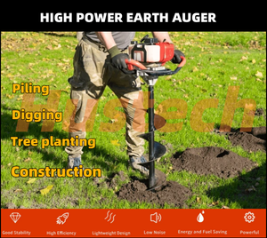<span class=keywords><strong>Ahoyadora</strong></span> de Gasolina OEM de 1500W con Broca de 5.71 Pulgadas, Ideal para Proyectos de Mejora del Hogar al Aire Libre - Product Image 6