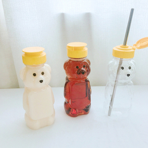 Honey PET Plastic <strong>Bear</strong> Squeeze <strong>Bottle</strong>,food Grade 300ml PET Plastic Squeeze Honey <strong>Bear</strong> <strong>Bottles</strong> with Screw - Product Image 2