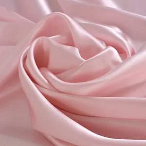 Tecido de seda 100% puro, toque luxuoso 16/19/22/25mm 100% tecido de seda amoreira para vestuário