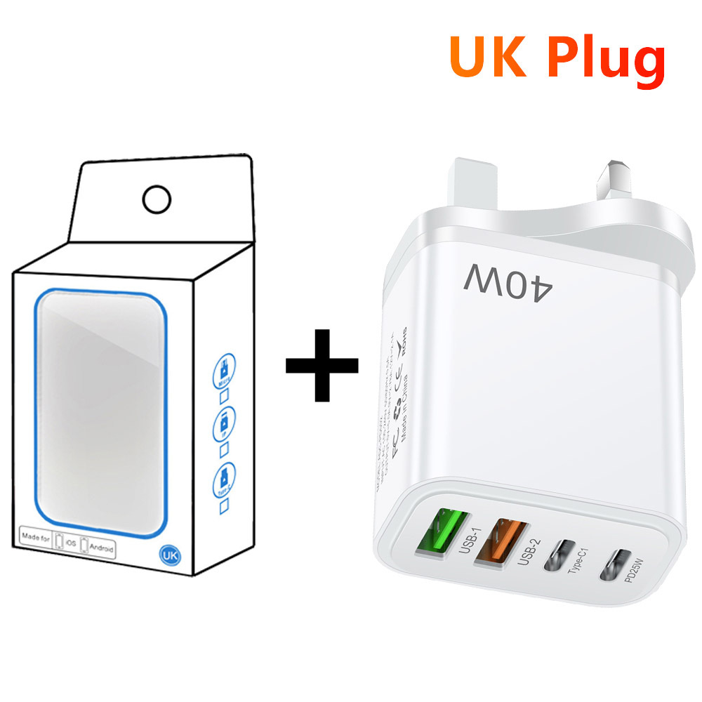 40W UK Chargeur + BOÎTE