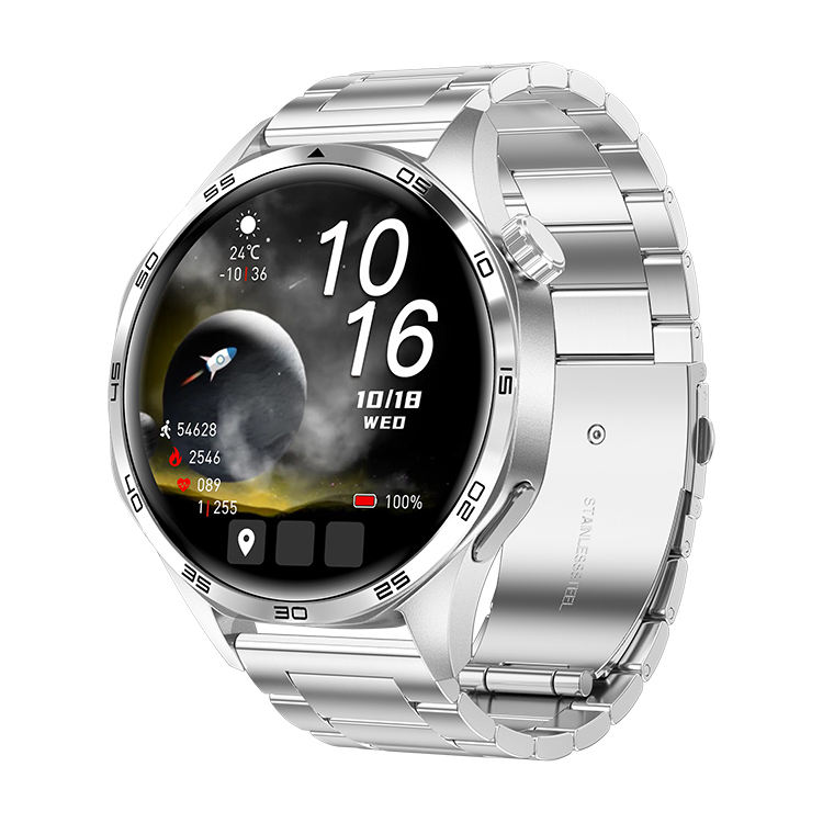 Silver - Stainless steel strap