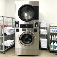 Large Capacity Industrial Washing Machine Commercial Washer Intelligent Control for Hotel Hospital Textile Laundry Shop Business