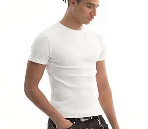 Benutzer definierte DTG LOGO 97% Baumwolle 3% Spandex <span class=keywords><strong>T</strong></span>-<span class=keywords><strong>Shirt</strong></span> Kurzarm Slim Fit Stretch Gym Workout Fitness Gym Wear Sport <span class=keywords><strong>T</strong></span>-Shirts für Männer - Product Image 6