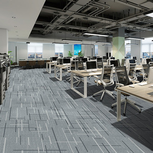 Tapis en nylon imprimé durable, tissage mécanique, antidérapant, anti-salissure, antibactérien spécial pour salle de conférence - Product Image 4