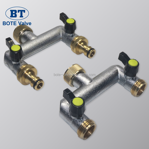 Válvulas BT de 3/4'' con Salidas de Dos Vías para Riego de Jardín, Grifo de Dos Vías - Product Image 4