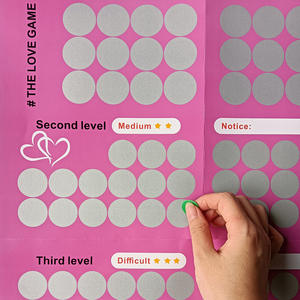Póster de raspado de fechas 100, juego de amor, <span class=keywords><strong>Ideas</strong></span> de fecha Sexy, Idea de regalo para pareja, regalo del Día de <span class=keywords><strong>San</strong></span> Valentín para <span class=keywords><strong>novio</strong></span> o novia - Product Image 4