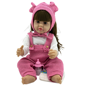 Poupée <span class=keywords><strong>Espagnole</strong></span> Parlante et Enregistrable de 55 CM, Langue Personnalisée, Bébé Poupée en Silicone - Product Image 5